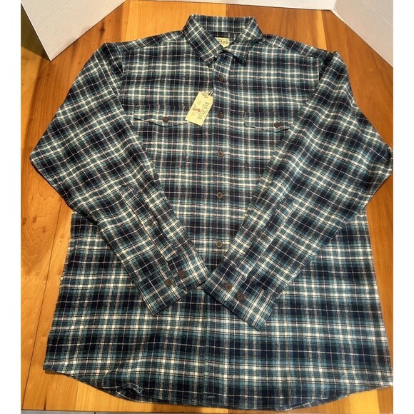 Redhead Men’s Flannel Shirt. NWT. Medium. Long Sleeves. Plaid - Picture 2 of 7